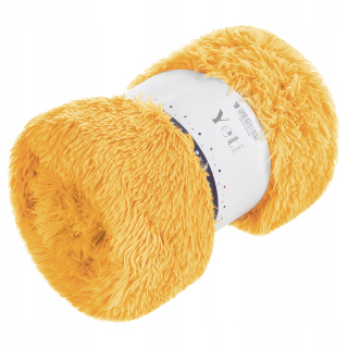 Prikrývka - Deka z polyesteru Spod Igly i Nitki 200 cm x 220 cm odtiene oranžovej, odtiene žltej